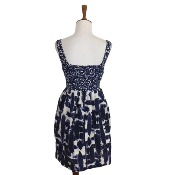 BB Dakota Azalea Copeland Dress In Eclipse Blue White Women's Size 6 - Picture 6 of 8